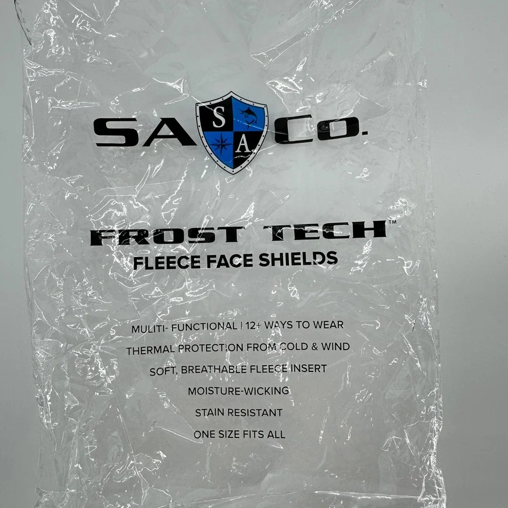 SACO Frost Tech Fleece Face Shield Neck‎ Gaiter Patriotic Stars Stripes NEW!